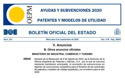 Ayudas y Subvenciones 2020