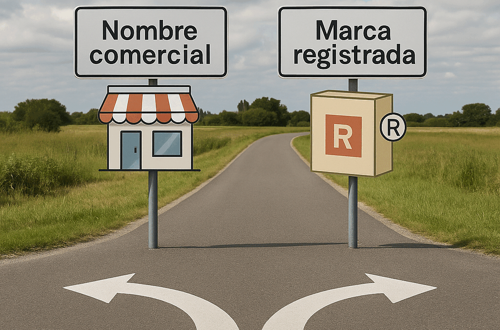 Diferencias entre nombre comercial y marca registrada